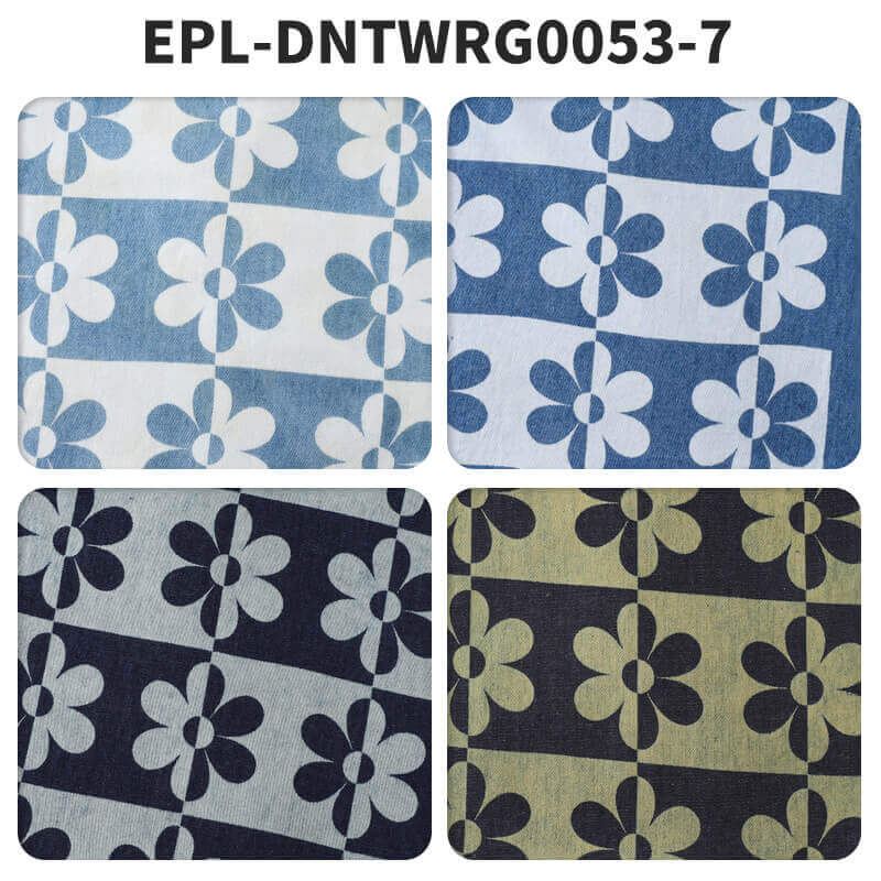 Printed 100% Cotton Woven Denim Fabric for Blouse Wholesale Supplier 12